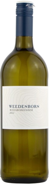 Weingut Weedenborn - 2022 Weissburgunder trocken Literflasche